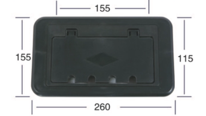 RAISED FLOOR CABLE GROMMETS